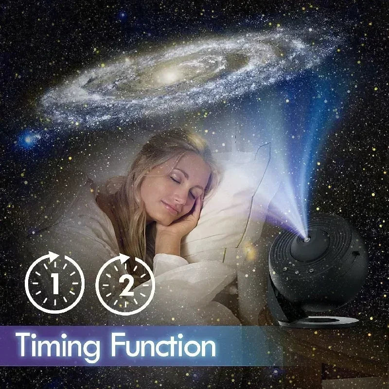 Starry Sky Night Light Galaxy Projector 360°Rotate